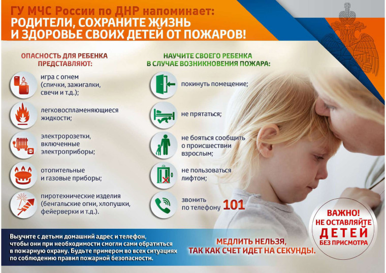 Пожарная безопасность детей - забота взрослых!.